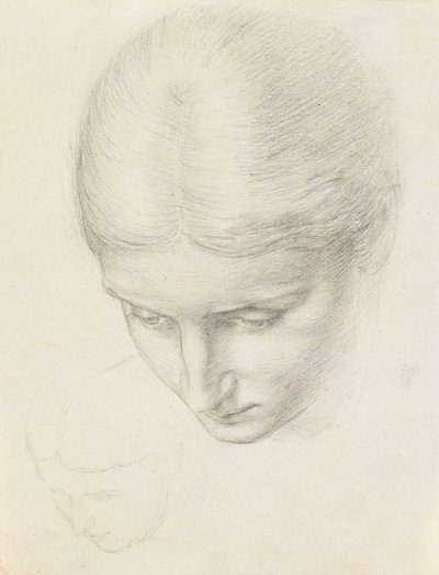 Studie af en kvinde. ca. 1868-71 af Edward John Poynter